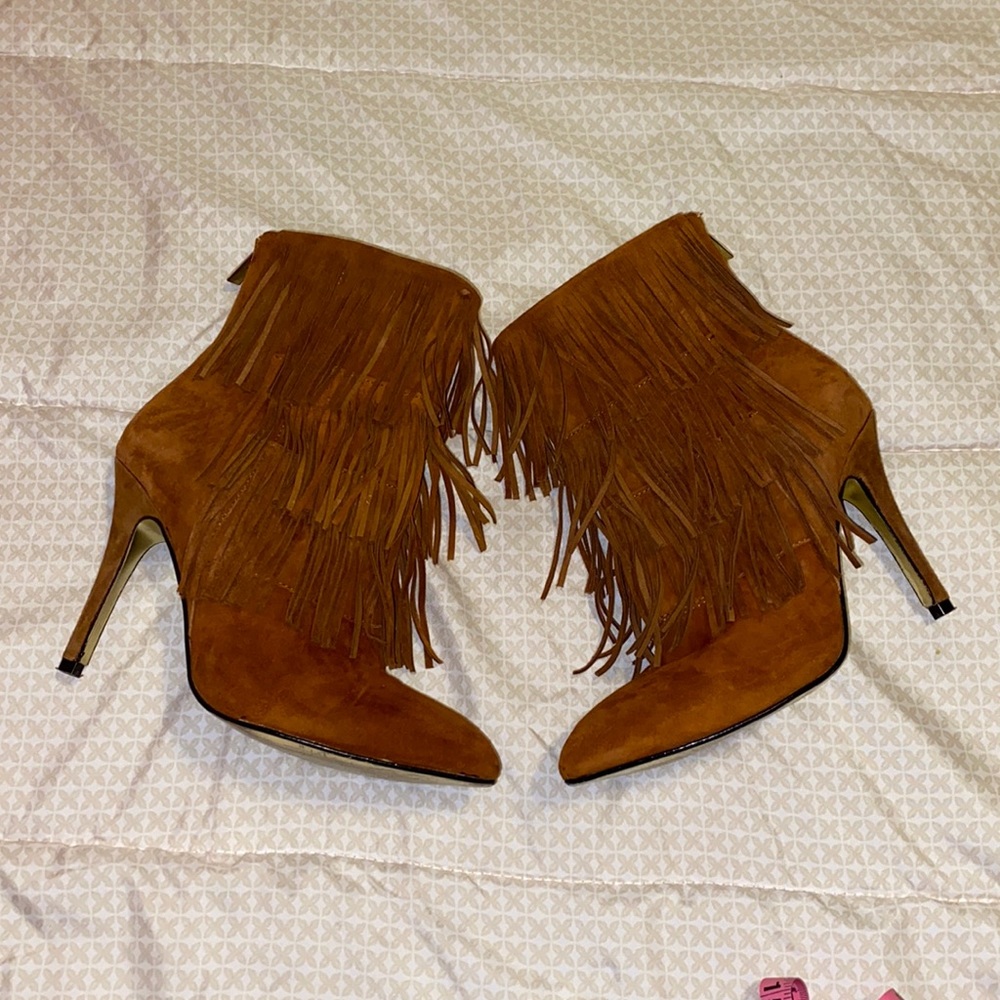Chinese Laundry Kristin Cavallar Fringe Booties
